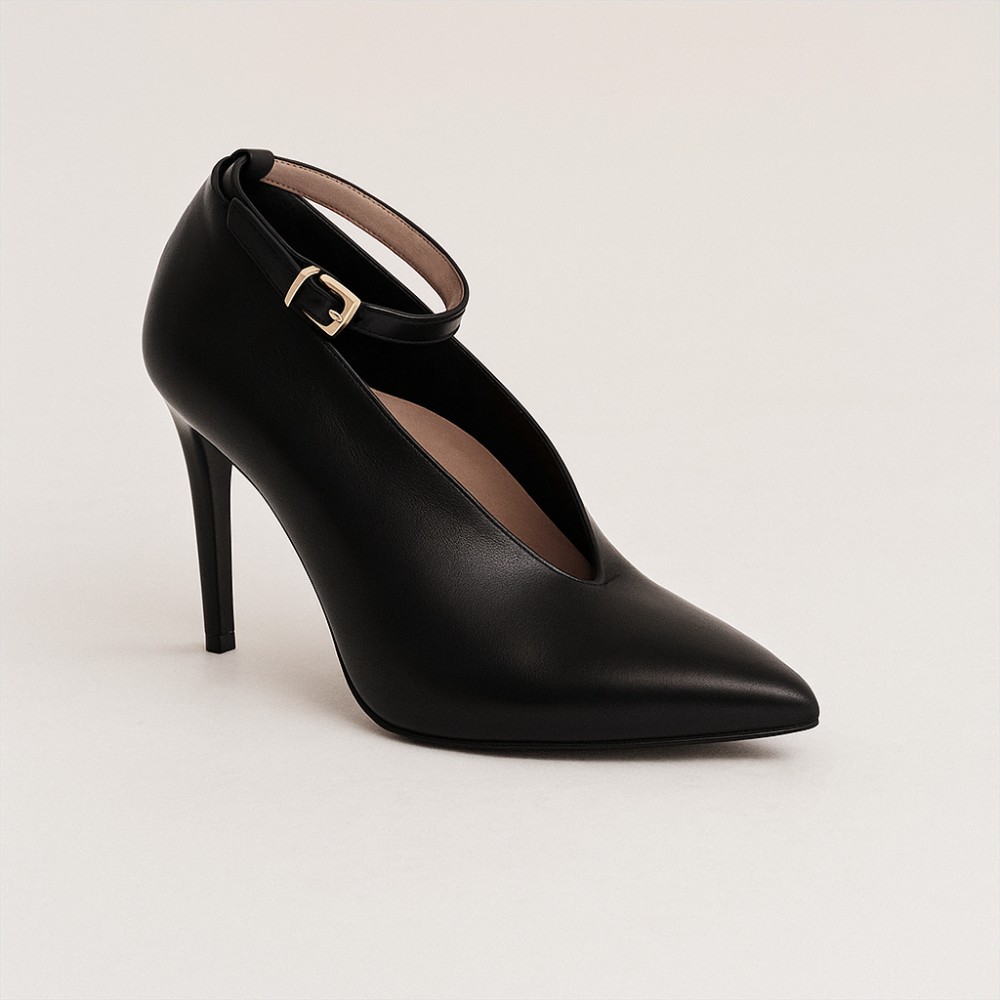 Женские черные ботильоны Sala (Польша) модель 4202