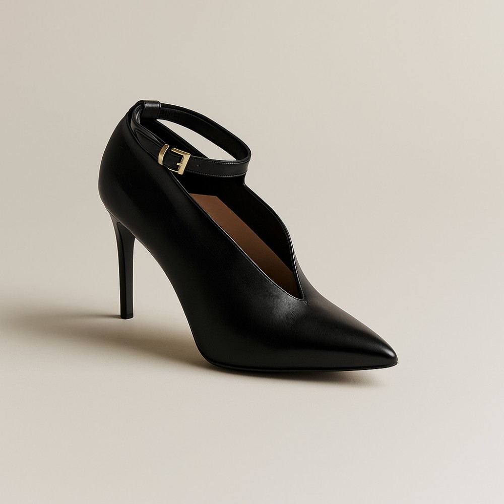 Женские черные ботильоны Sala (Польша) модель 4202