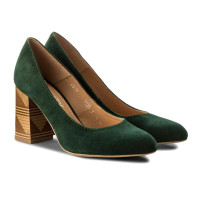 Жіночі зелені туфлі-човники Ann mex Польща 8671-13w 4210