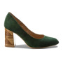 Жіночі зелені туфлі Ann mex (Польща) модель 4210