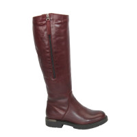 Women's burgundy boots SIMEN Poland 0790a4235