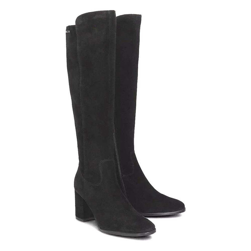 Жіночі чорні чоботи демісезонні Solo Femme (Польща) модель 4244