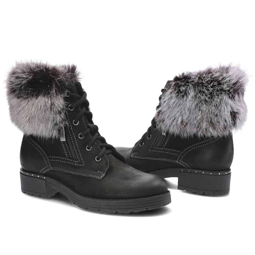 Women’s Black Winter Boots Pollonus 5-0952-011-czarny 4255