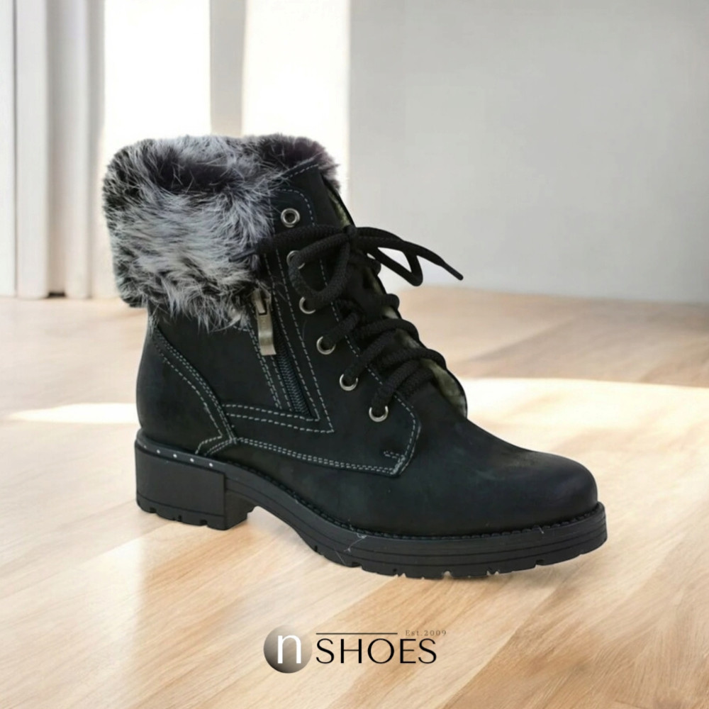 Women’s Black Winter Boots Pollonus 5-0952-011-czarny 4255