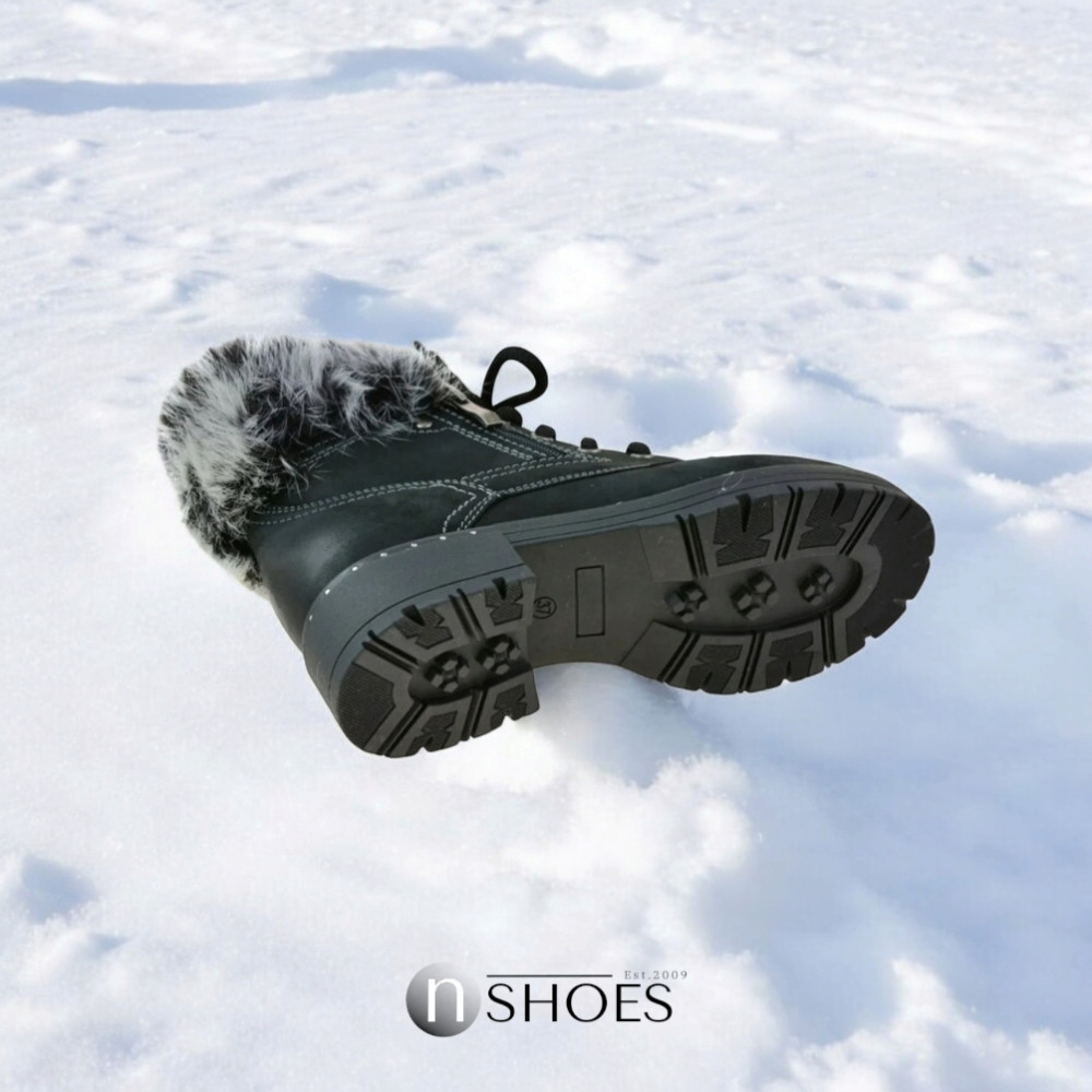 Women’s Black Winter Boots Pollonus 5-0952-011-czarny 4255