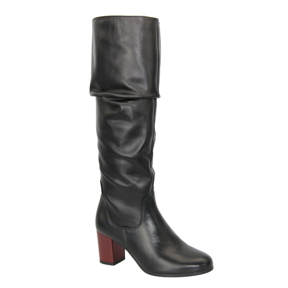Women's black boots demi-season Ann Mex (Poland) model 4269