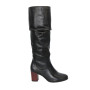 Women's black boots demi-season Ann Mex (Poland) model 4269
