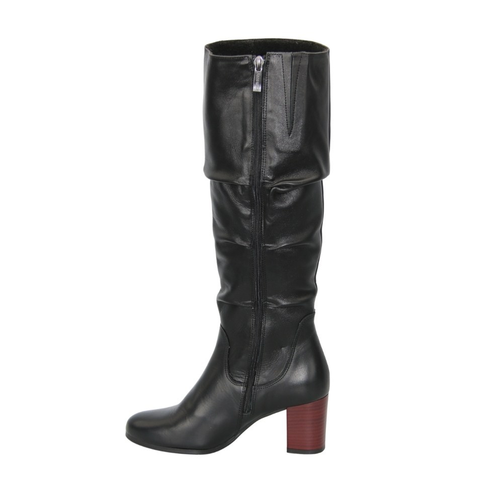 Women's black boots demi-season Ann Mex (Poland) model 4269