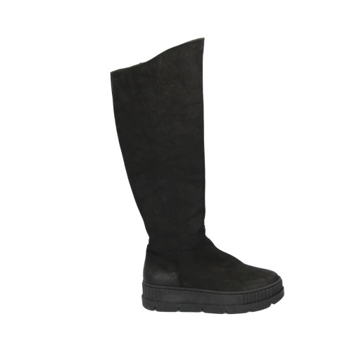 Women's black boots SIMEN Poland 0647-04 4274