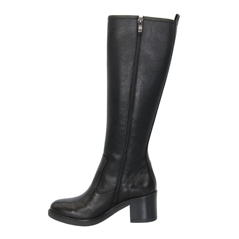 Women's black winter boots Kaniowski (Poland) model 4281