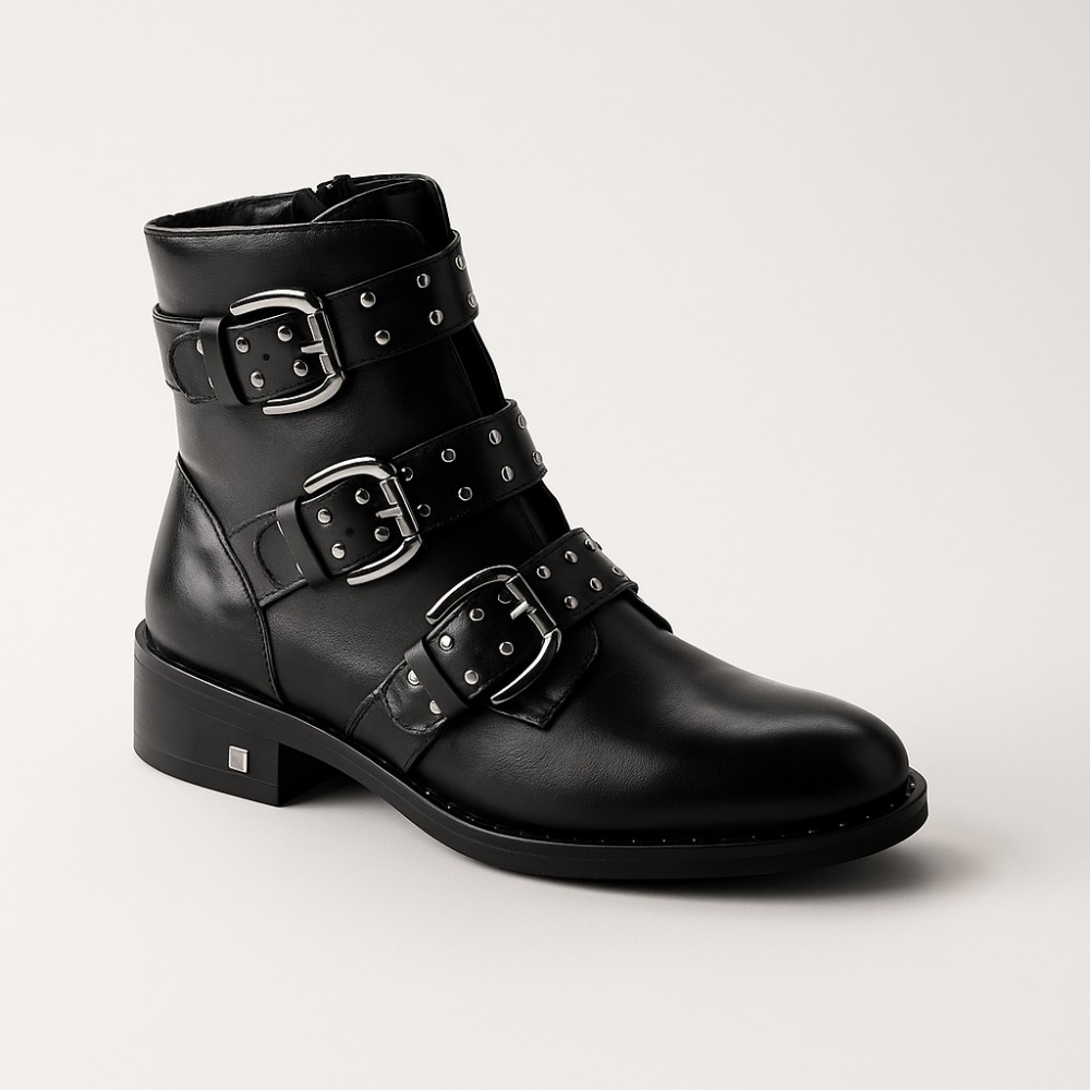 Women’s Black Boots NESSI 18413-czarny at N-SHOES