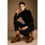Women’s brown NESSI 27861-kaniak boots in genuine leather