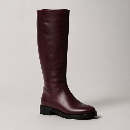 Women's burgundy boots Visconi Poland 1577 4316