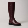 Women's burgundy winter boots Visconi (Poland) model 4316