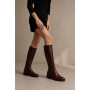 Women's burgundy winter boots Visconi (Poland) model 4316