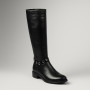 Women's black winter boots NESSI (Poland) model 4318