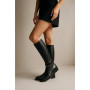 Women's black winter boots NESSI (Poland) model 4318