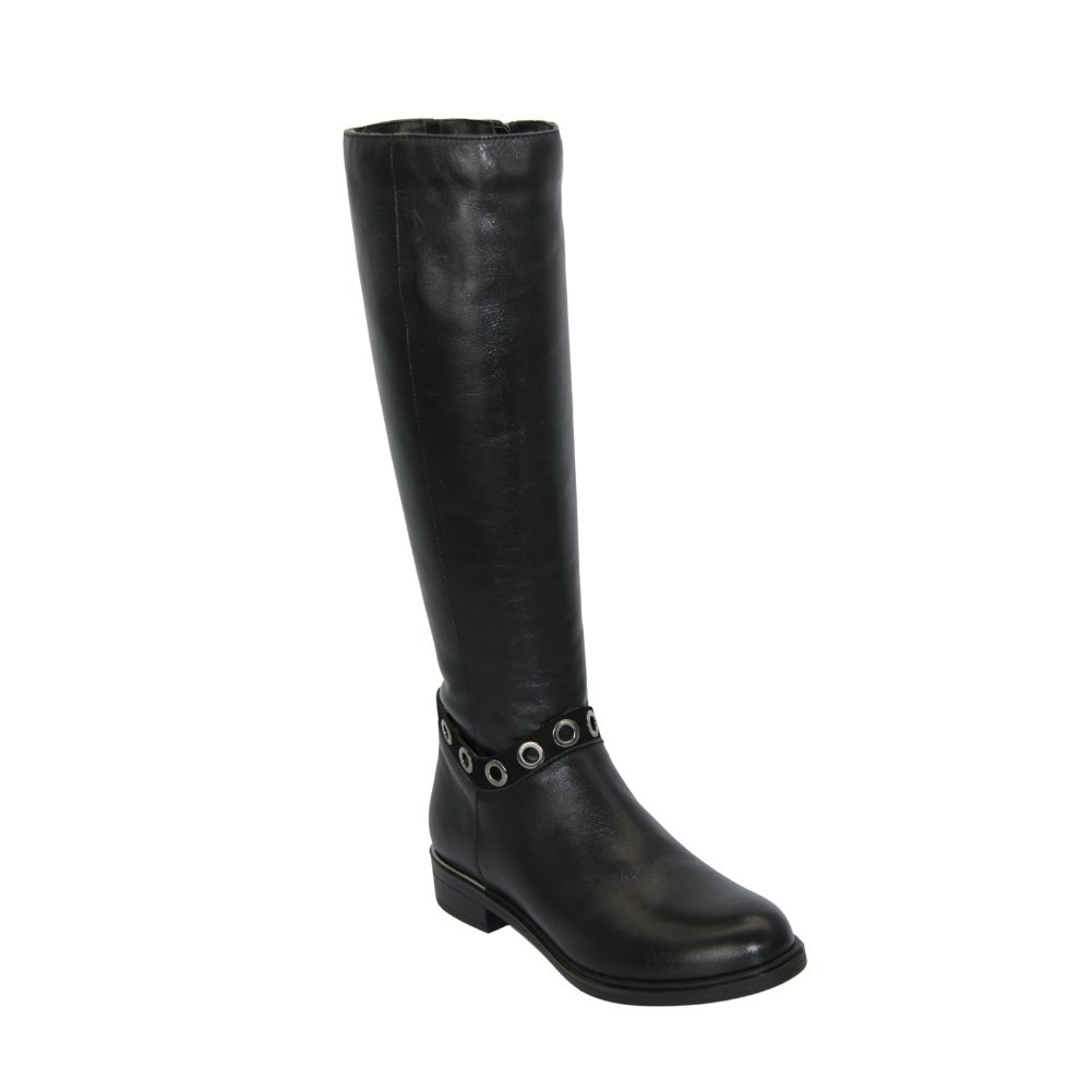 Women's black winter boots NESSI (Poland) model 4318