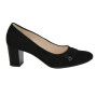 Women's black shoes with medium heels Marco (Poland) model 4379