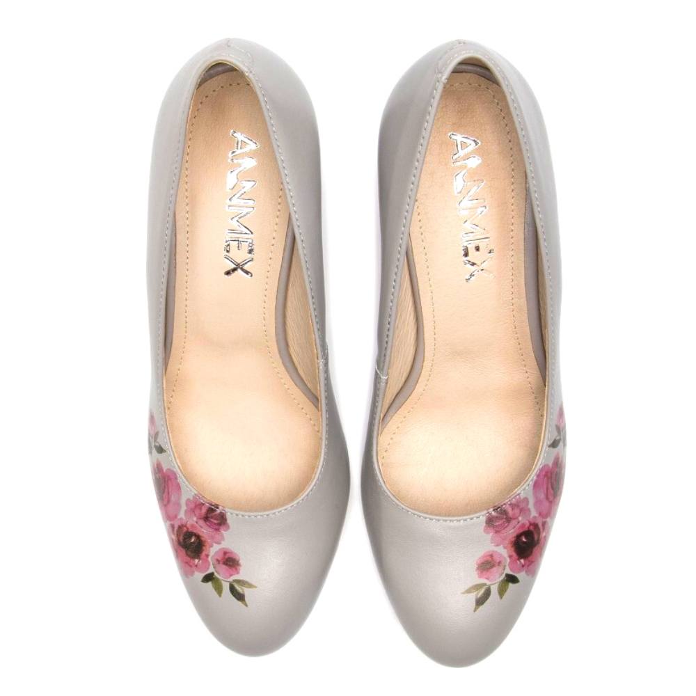 Жіночі бежеві туфлі Ann mex (Польща) модель 4469