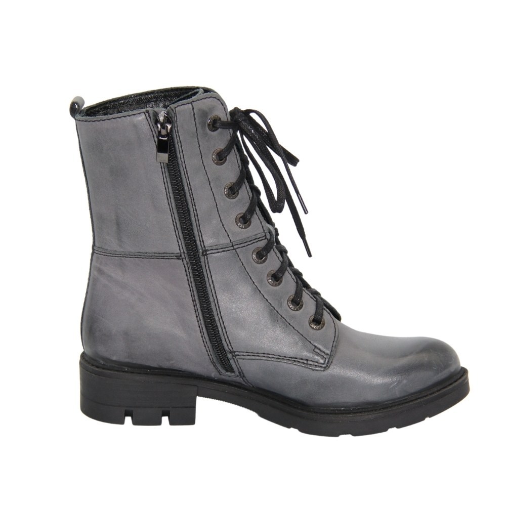 Женские серые ботинки демисезонные Lesta (Польша) модель 4474
