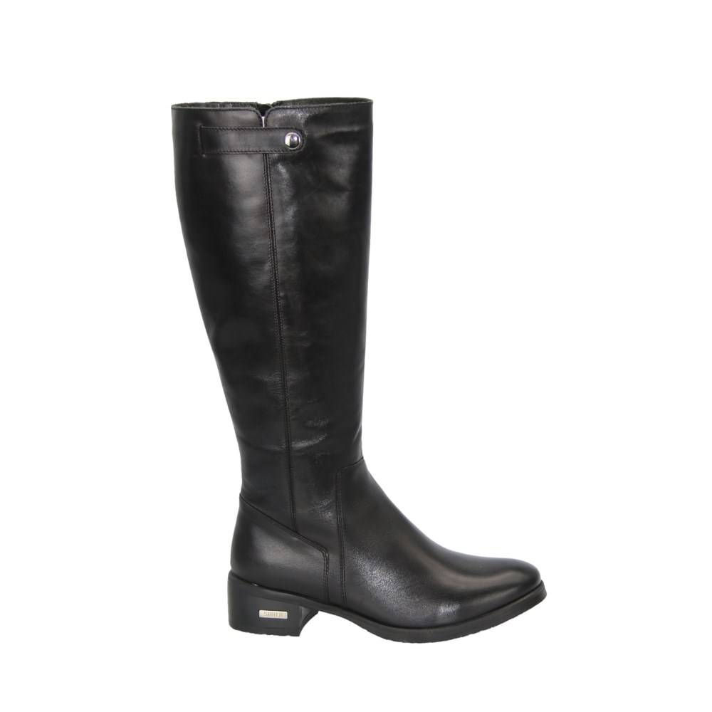Black demi boots SIMEN (Poland) model 4487