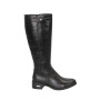 Black demi boots SIMEN (Poland) model 4487