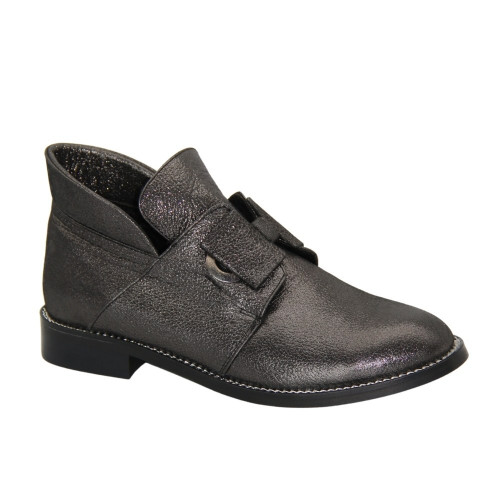 Women's black half-boots shoes Evromoda 1261-300 4495 made of genuine leather with a discount from the Turkish factory Women's black half-boots shoes Evromoda 1261-300 4495 made of genuine leather with a discount from the Turkish factory