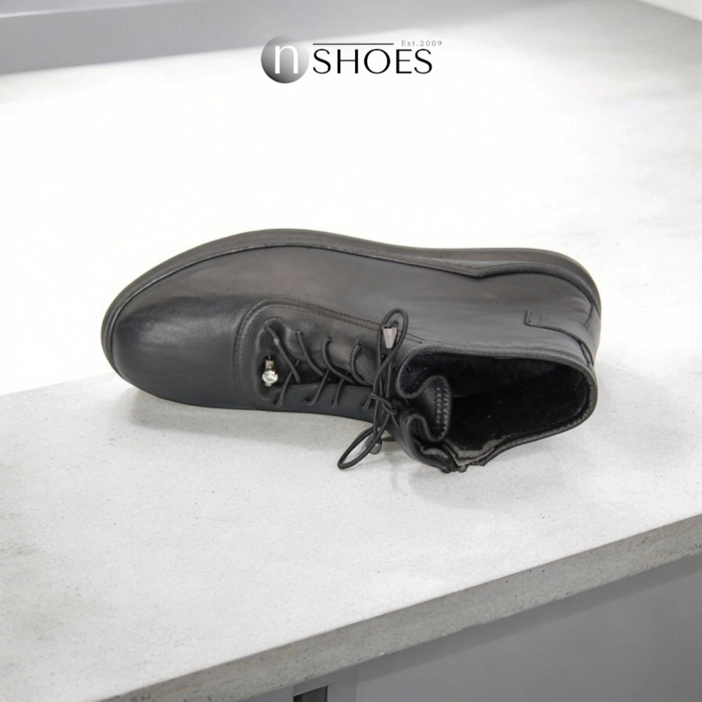 Жіночі чорні черевики демісезонні Rizzano (Туреччина) модель 4496