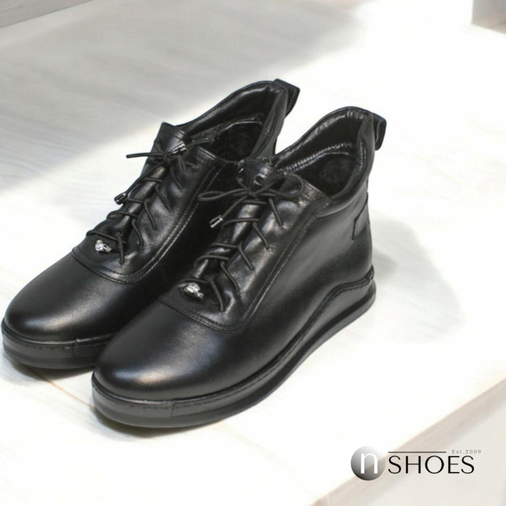 Жіночі чорні черевики демісезонні Rizzano (Туреччина) модель 4496