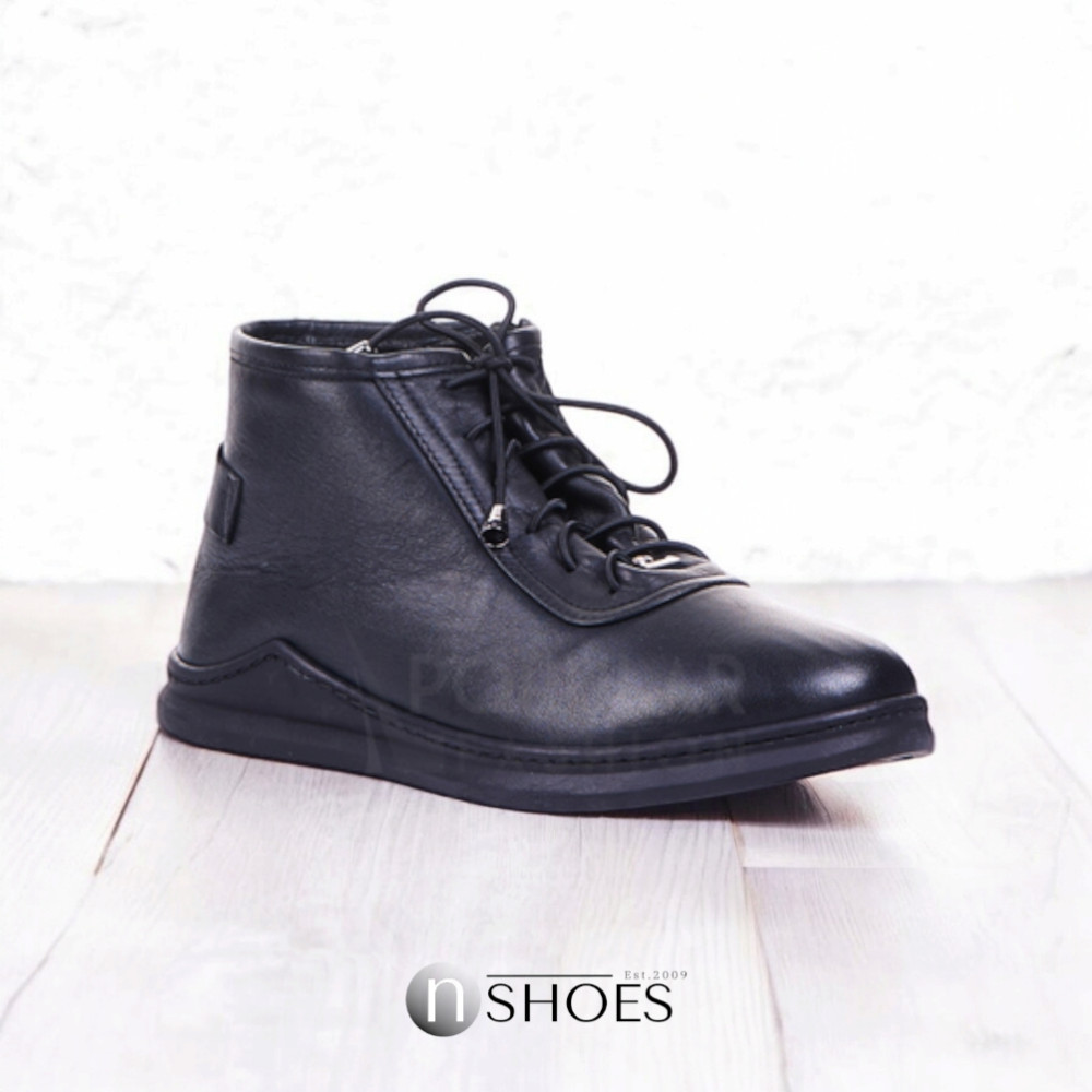 Жіночі чорні черевики демісезонні Rizzano (Туреччина) модель 4496