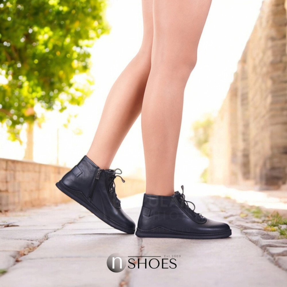 Жіночі чорні черевики демісезонні Rizzano (Туреччина) модель 4496