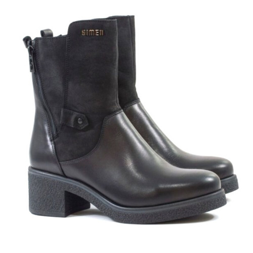 Women's black boots SIMEN Poland 1762a-sandro-04-s04 4503