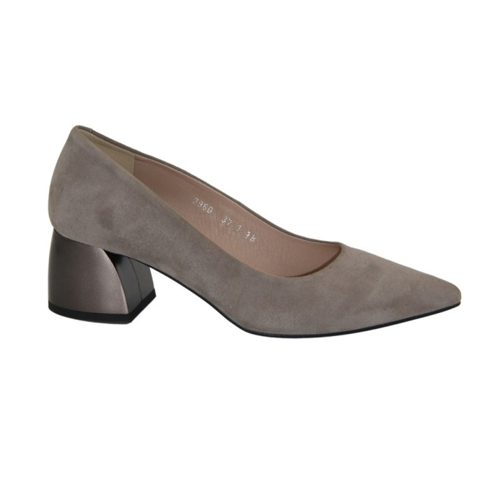 Women's gray shoes Kaniowski (Poland) model 4504