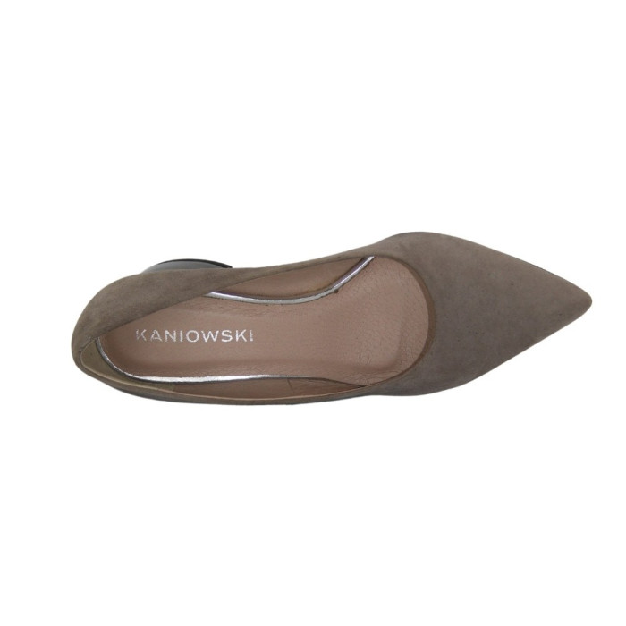 Women's gray shoes Kaniowski (Poland) model 4504