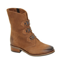 Women's brown boots Steizer Poland 1908-011-chestnut 4523
