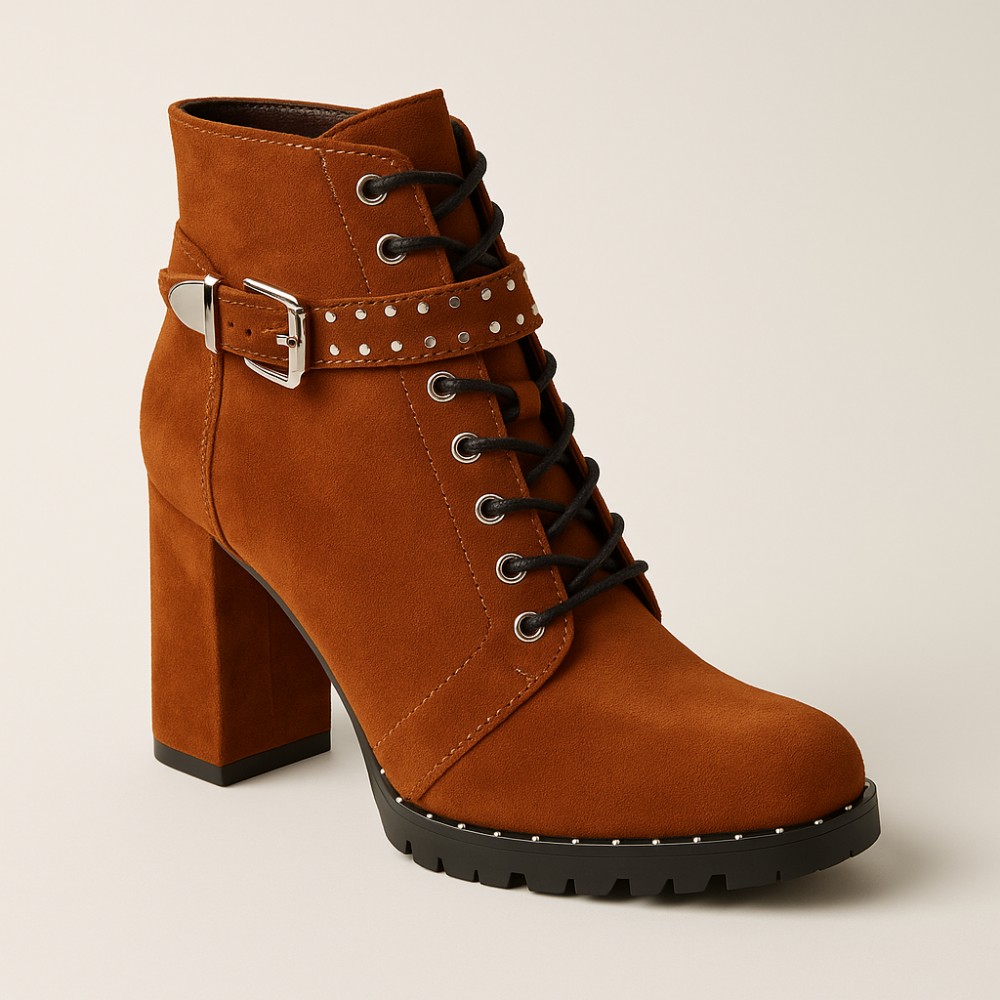 Жіночі демісезонні черевики Solo Femme з натурального нубуку модель 4529