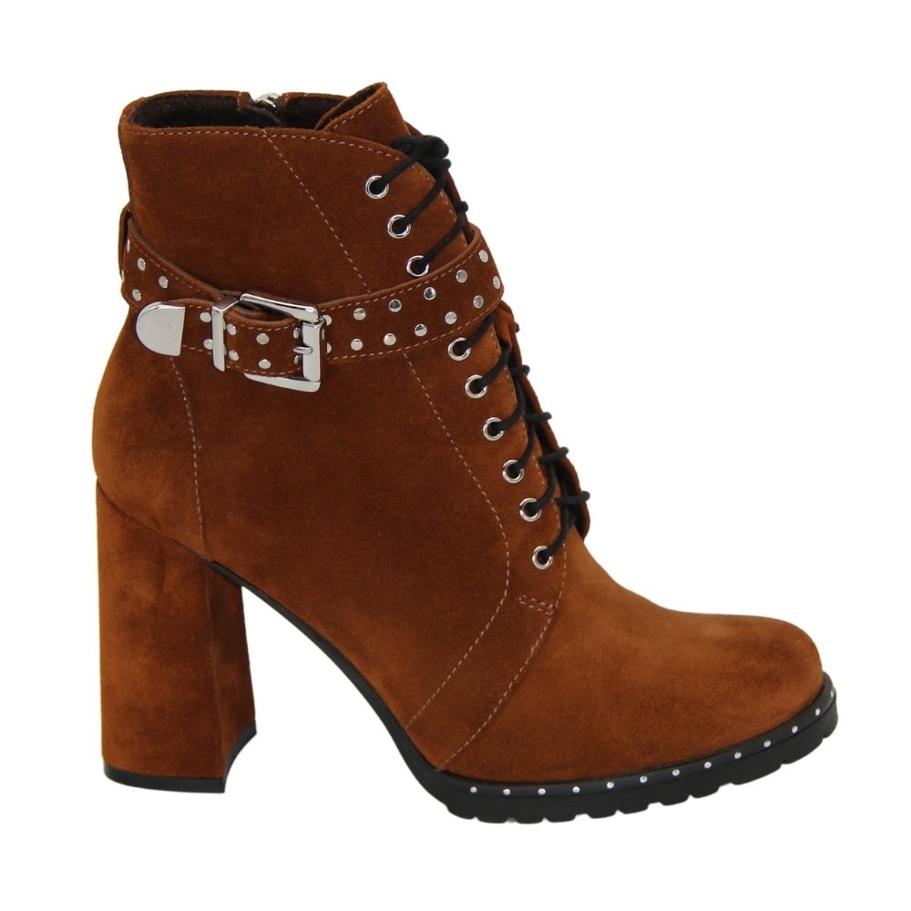 Жіночі демісезонні черевики Solo Femme з натурального нубуку модель 4529