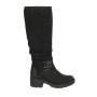 Women's black winter boots Ann Mex (Poland) model 4533