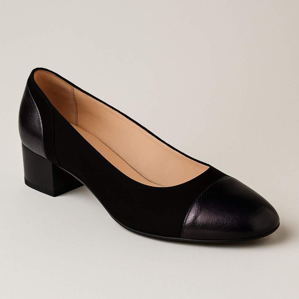 Жіночі чорні туфлі Marco (Польща) модель 4550