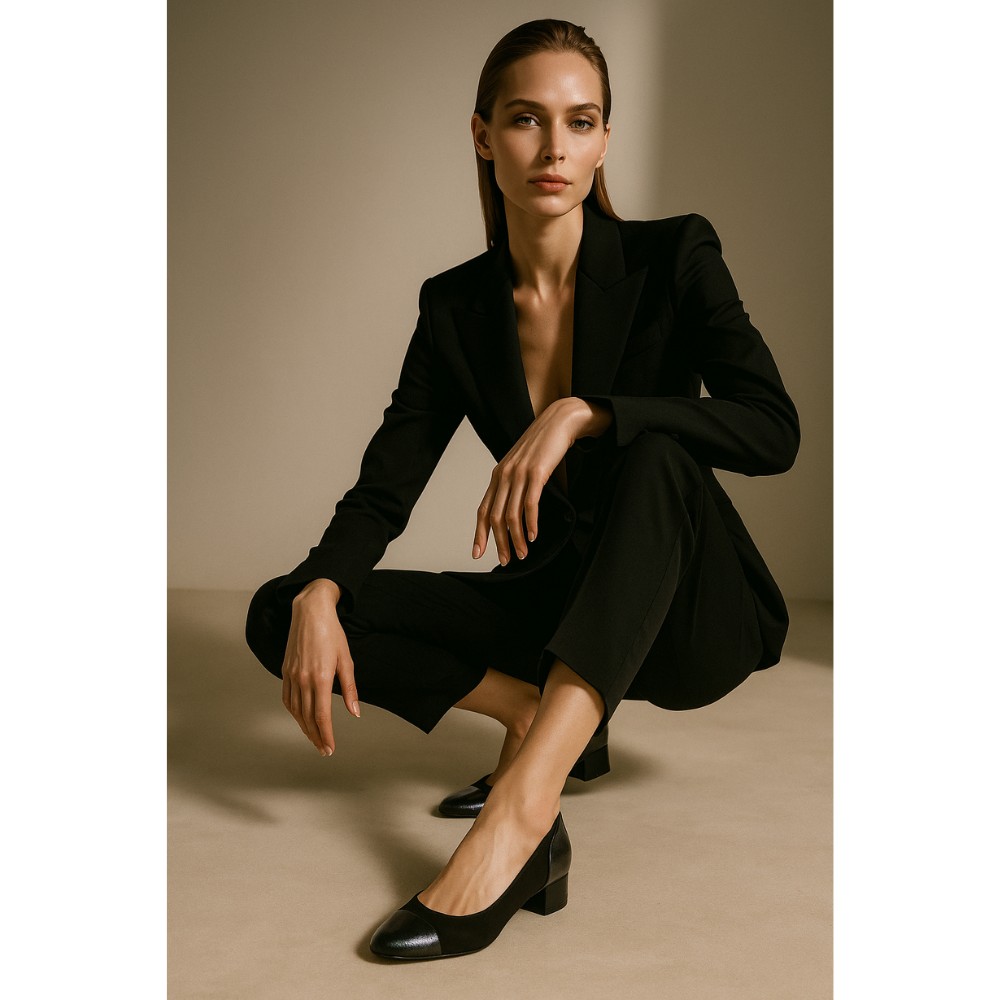 Жіночі чорні туфлі Marco (Польща) модель 4550