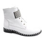 Жіночі білі демісезонні черевики NESSI 19614-bialy-412 4568