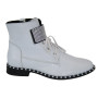 Жіночі білі демісезонні черевики NESSI 19614-bialy-412 4568