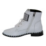 Жіночі білі демісезонні черевики NESSI 19614-bialy-412 4568