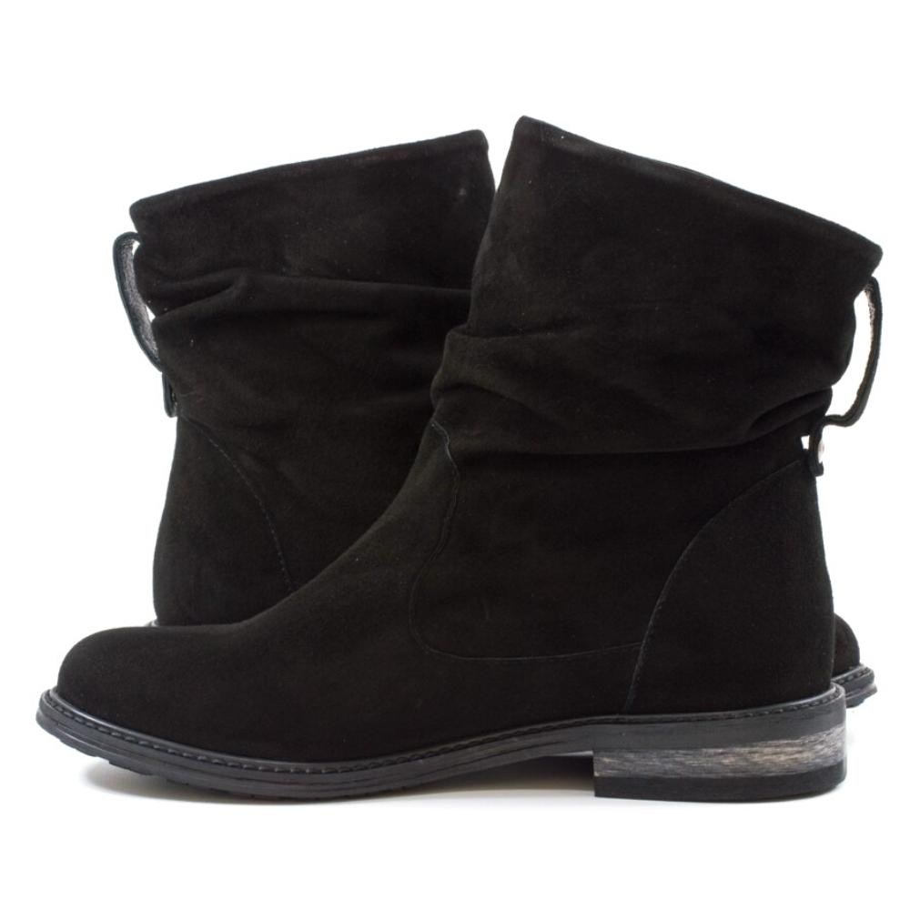 Жіночі чорні черевики NESSI (Польща) модель 4569