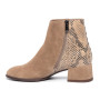 Женские бежевые ботинки NESSI 19655 bez-welur 4570 – натуральная кожа