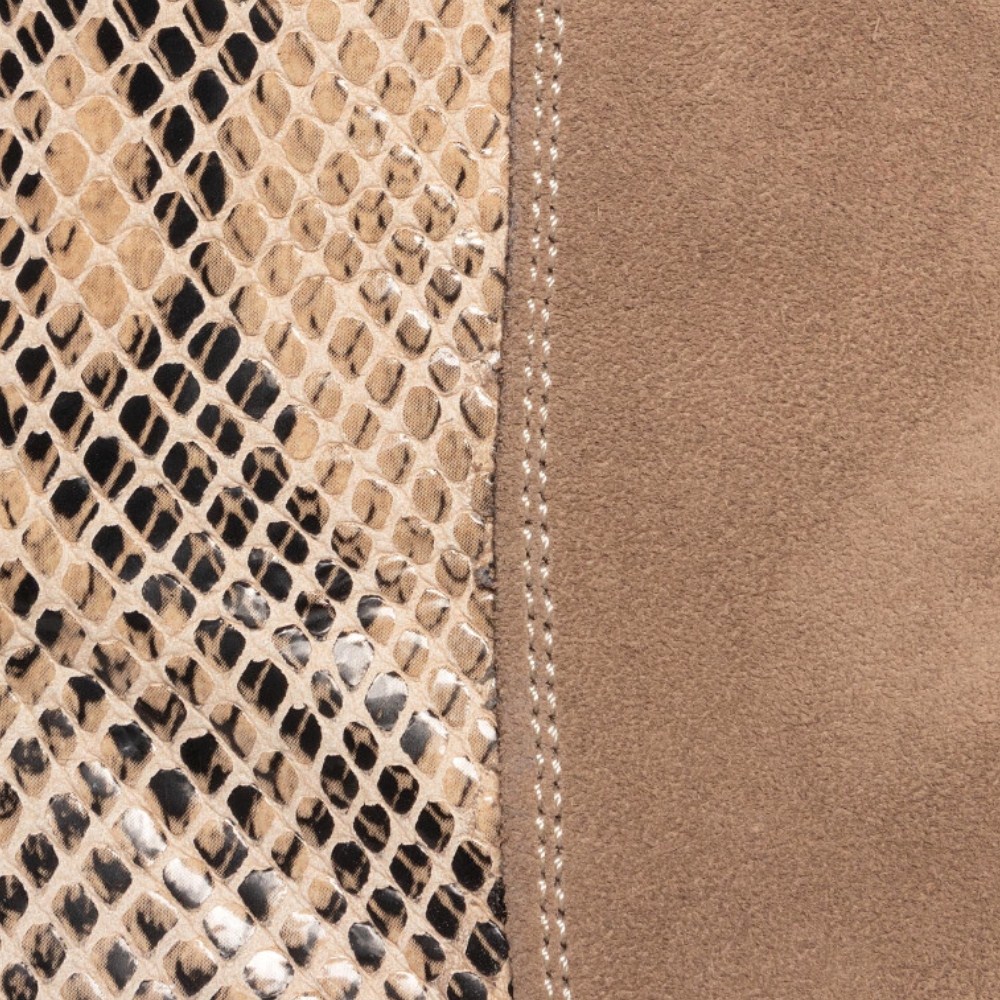 Женские бежевые ботинки NESSI 19655 bez-welur 4570 – натуральная кожа