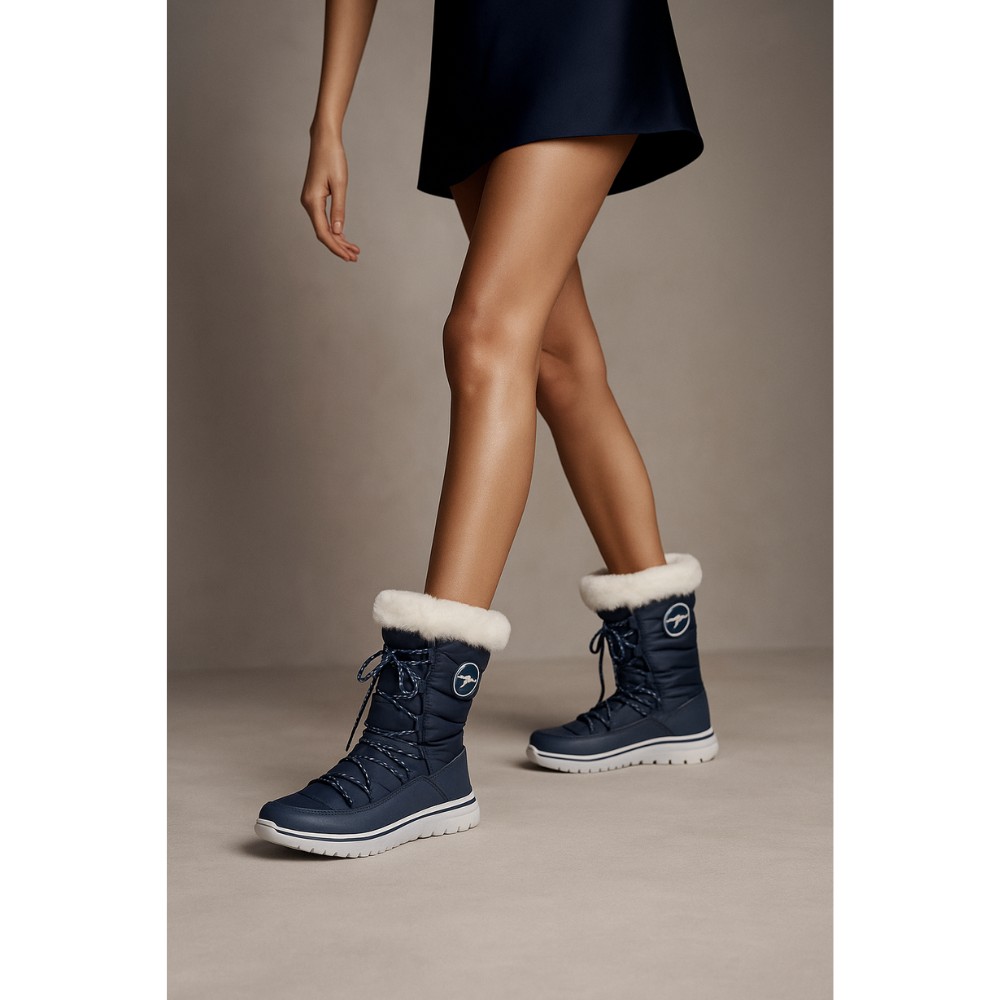 Жіночі сині зимові дутики KangaRoos 39073-000-4074-nowy-grey 4580