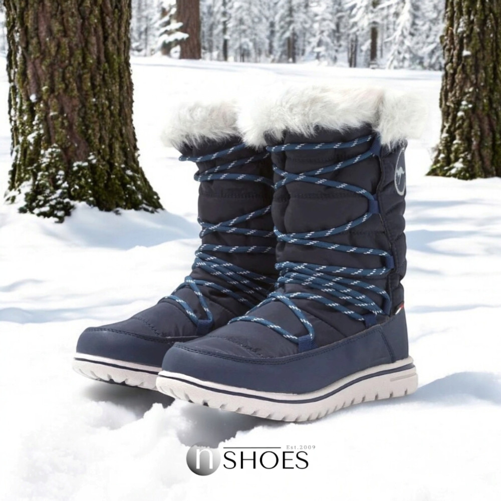 Жіночі сині зимові дутики KangaRoos 39073-000-4074-nowy-grey 4580