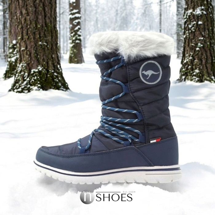 Women’s Blue Winter Boots KangaRoos 39073-000-4074-nowy-grey 4580
